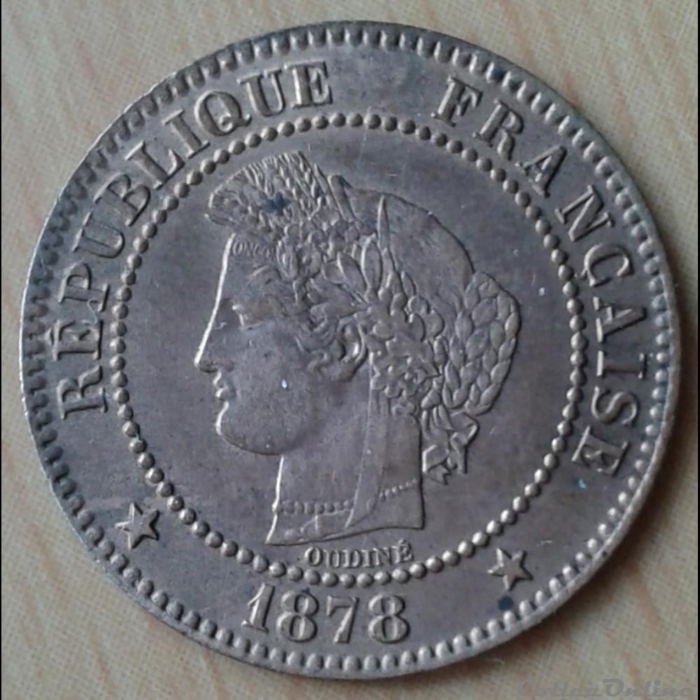 monnaies france a modernes 1878 k 2 centimes petit k