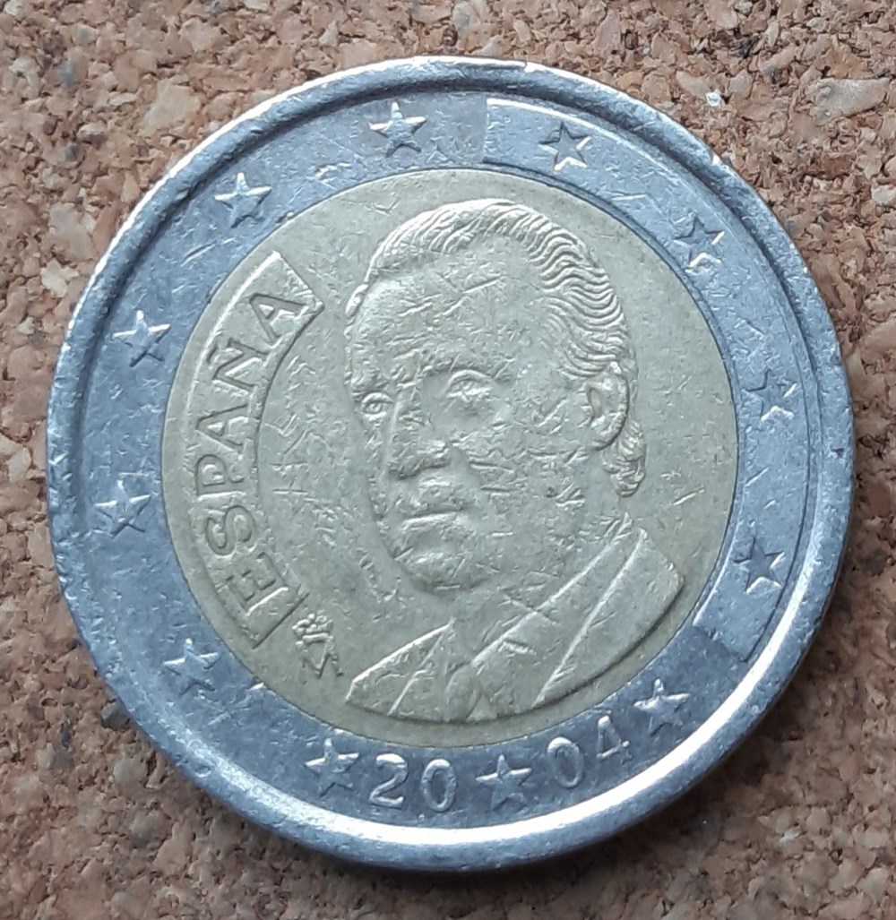 Espagne – 2 euros 2004 monnaies espagne 2 euros 2004