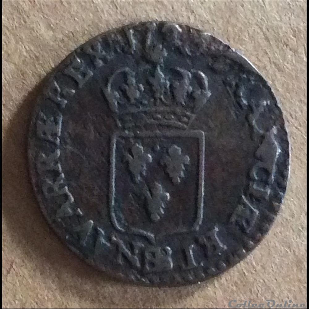 monnaies france royales 1720 bb liard au buste enfantin louis xv