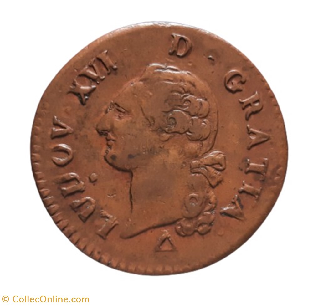 1791 R - Sol à l'écu monnaies 1791 r sol a ecu
