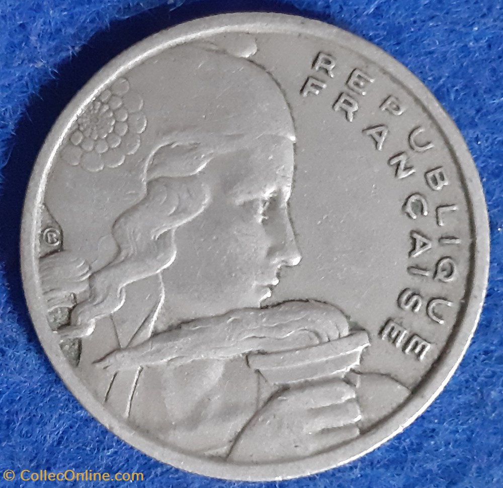 1956 B - 100 francs monnaies monde france 1956 b 100 francs
