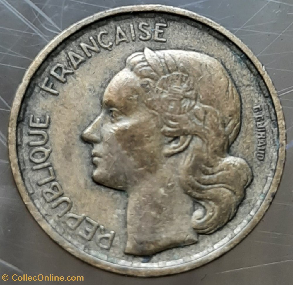 1954 B - 10 francs monnaies monde france 1954 b 10 francs