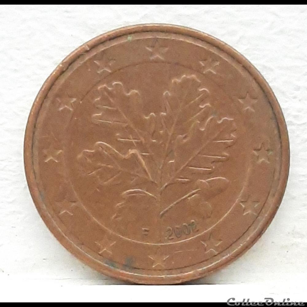 Allemagne - 2002 - F - 5 cents monnaie euro allemagne 2002 f 5 cents