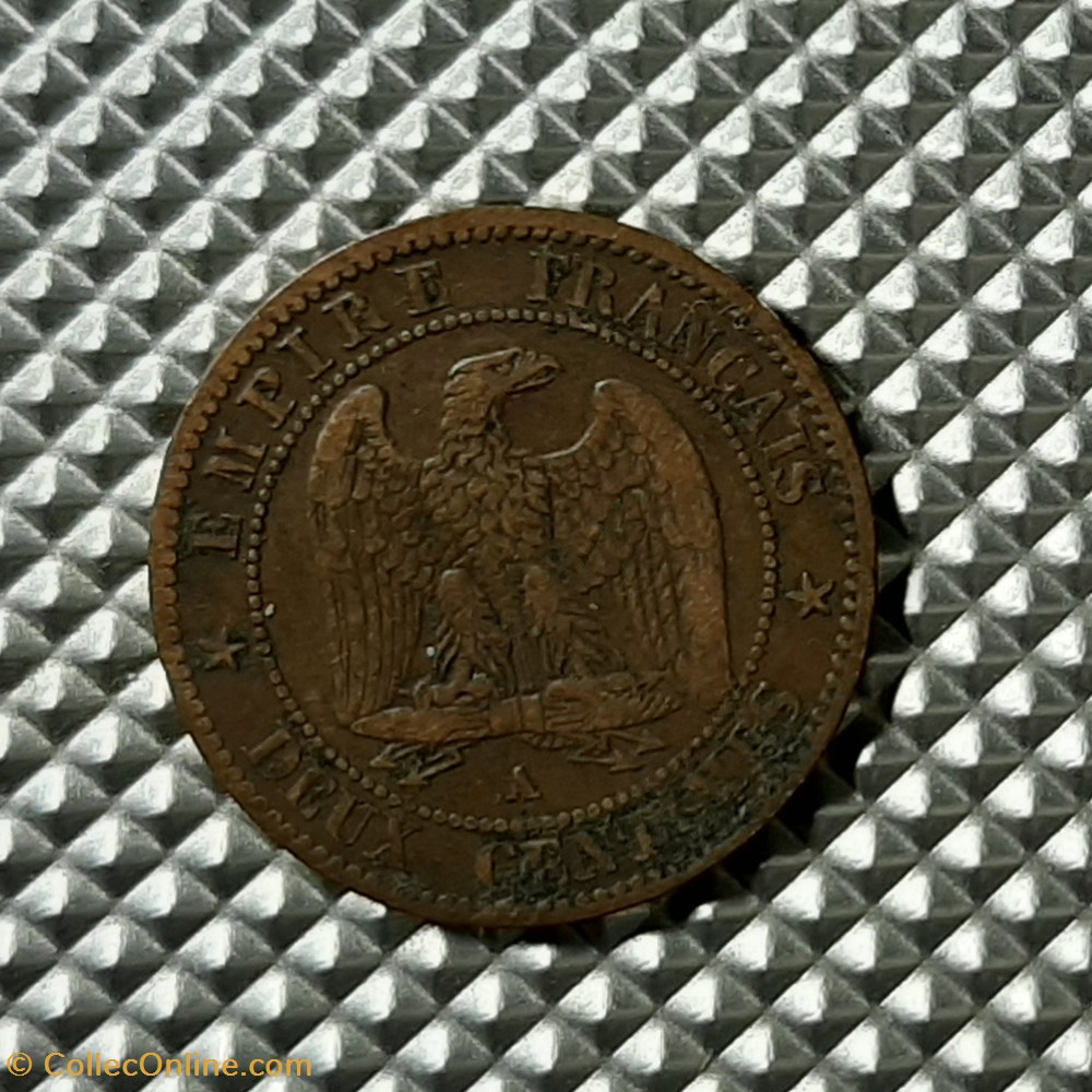 1861 A - 2 centimes - Buste provisoire monnaie france moderne 1861 a 2 centimes buste provisoire