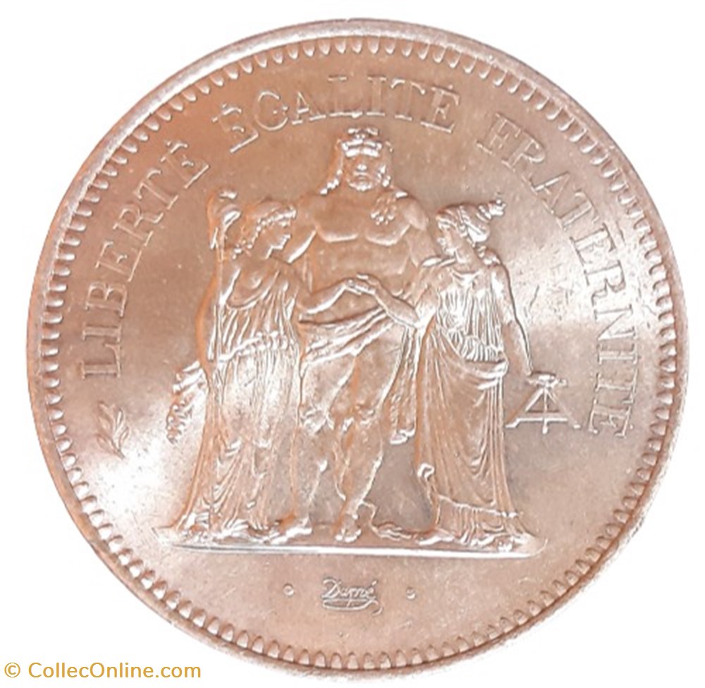 monnaies monde france 1977 50 francs