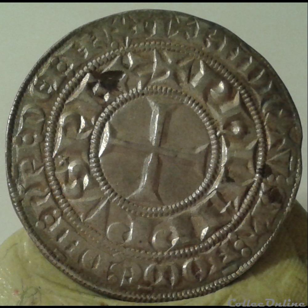 Gros tournois à l'O rond monnaie france royale gros tournois a o rond