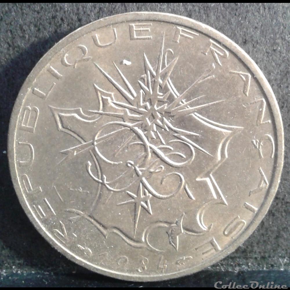 1984 - tranche A monnaie france moderne 1984 tranche a