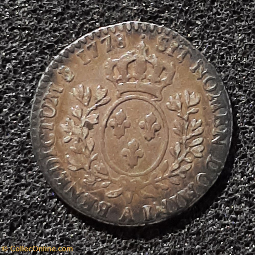 1778 A - 1/10ème d'écu - louis XVI monnaies france royales 1778 a 1 10eme ecu louis xvi