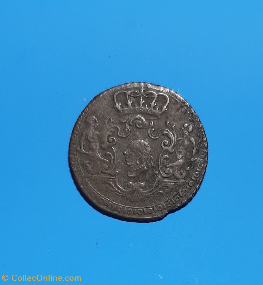 1764 - 4 soldi - Corse monnaies france a feodales 1764 4 soldi corse