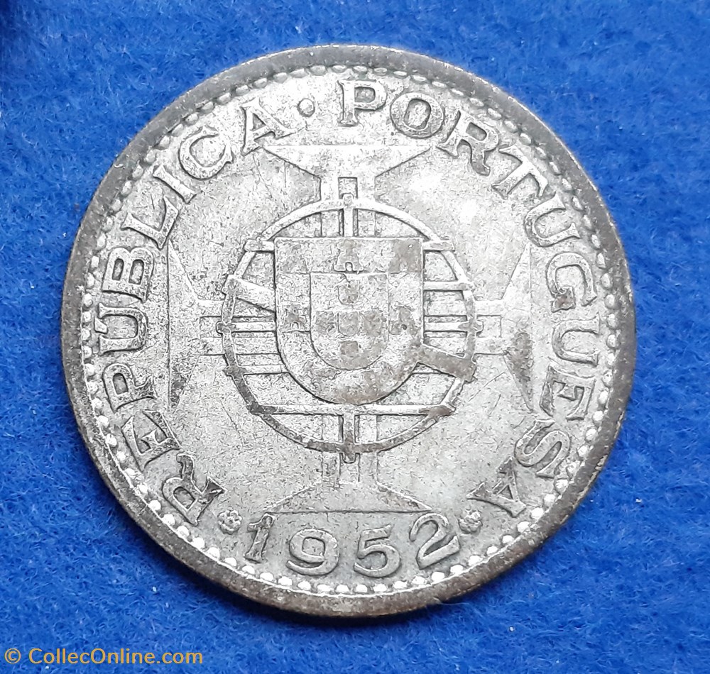 Mozambique - 20 escudos 1952 monnaies monde mozambique 20 escudos 1952
