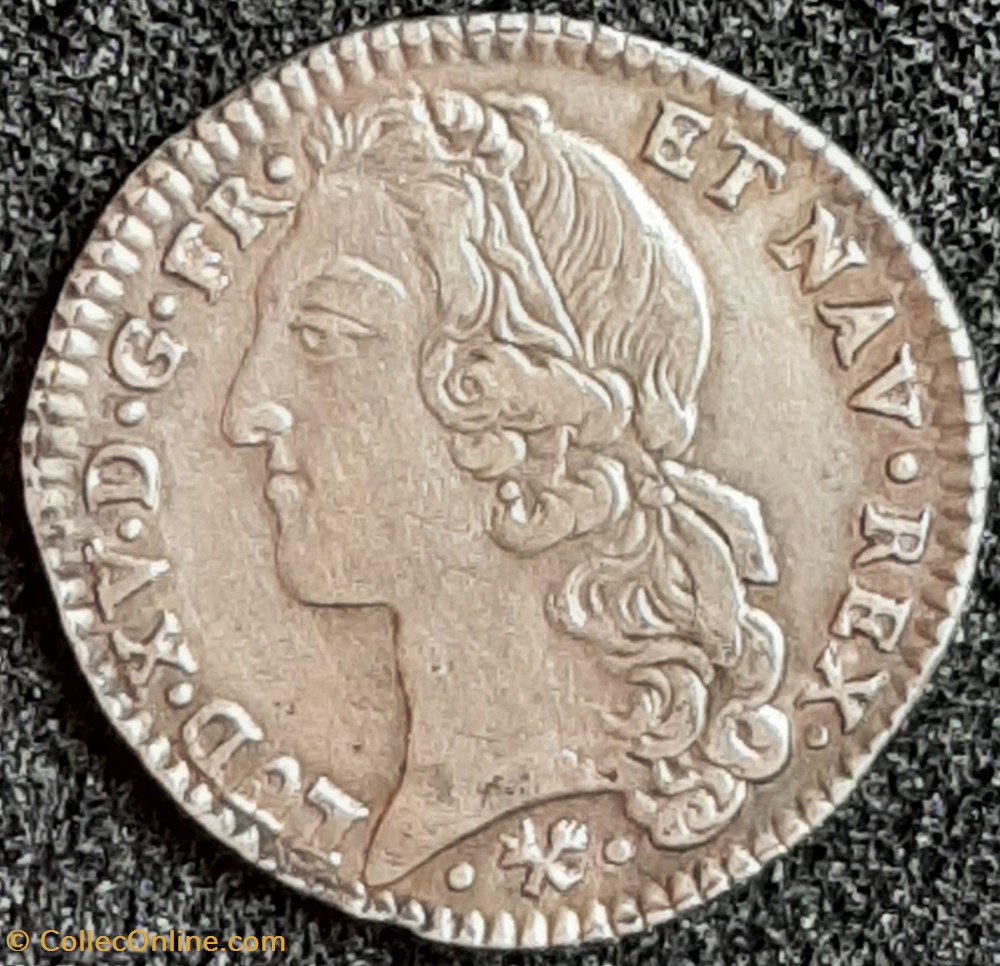 1766 L - 1/5ème écu au bandeau - Louis XV monnaies europe medievale france royales 1766 l 1 5eme ecu au bandeau louis xv
