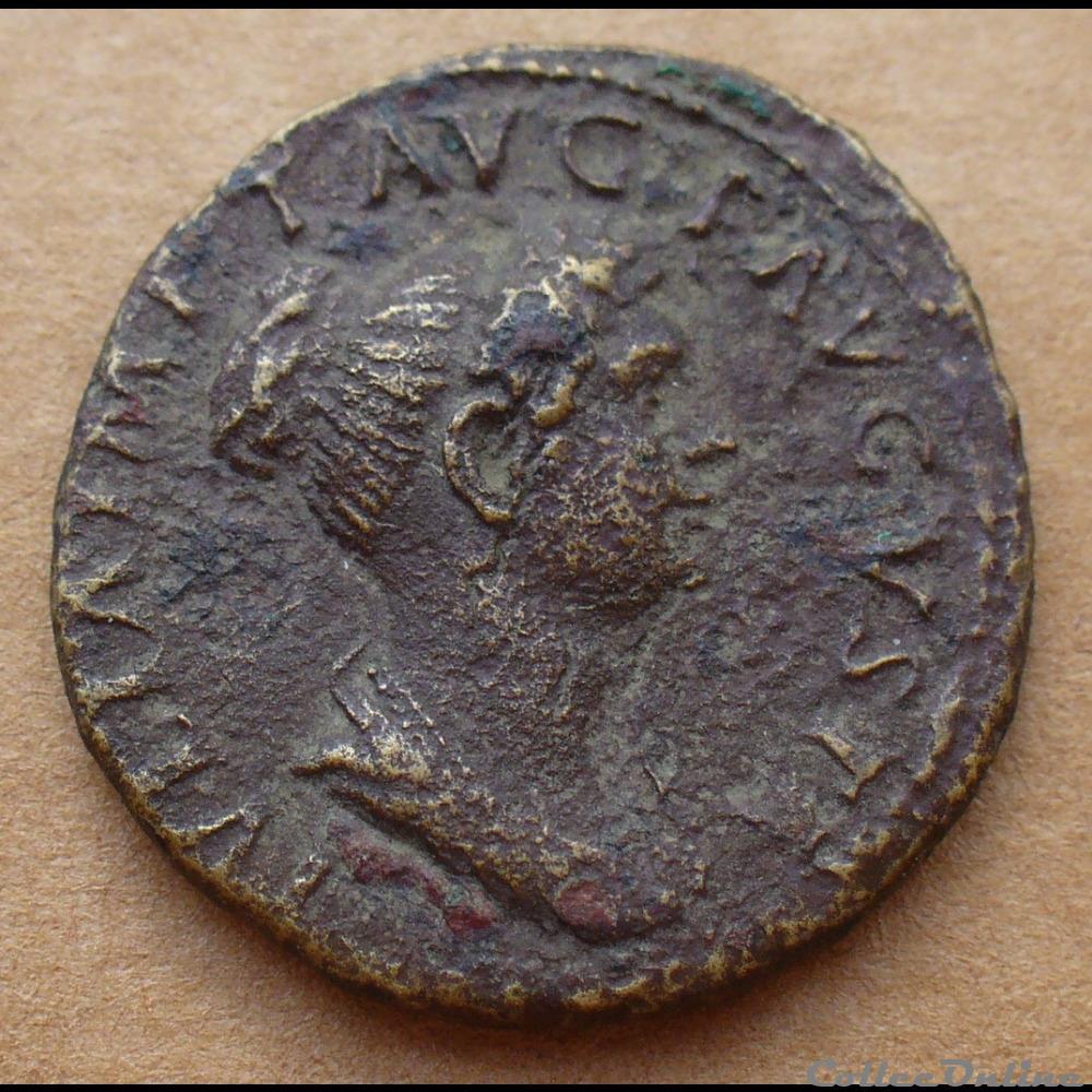 Julia Titi - Dupondius monnaie antique romaine julia titi dupondius