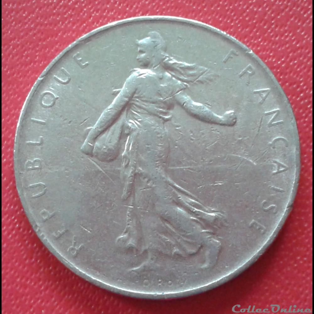 1972 - 1 franc monnaies france modernes 1972 1 franc