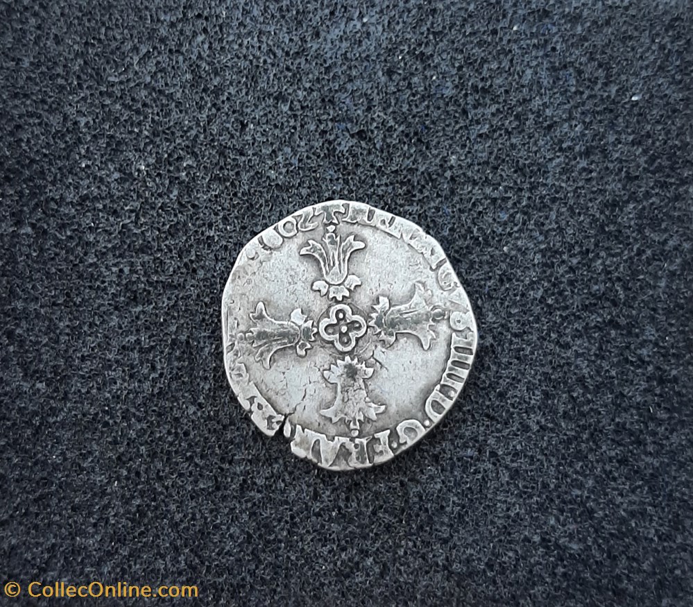 1602 - Huitieme d'écu 3 monnaies 1602 huitieme ecu