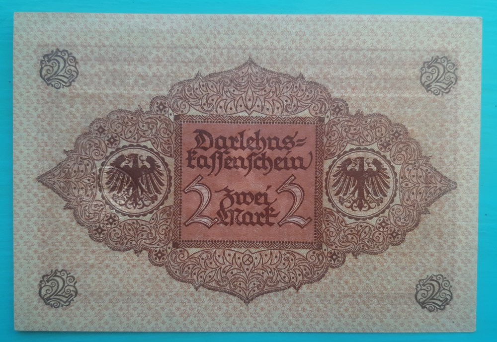 Allemagne - 2 mark 1920 (bis) billets europe allemagne 2 mark 1920 bis