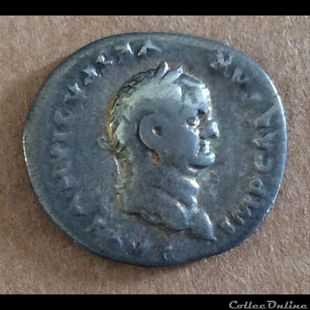 Vespasien - denier - cos VII monnaie antique romaine vespasien denier cos vii