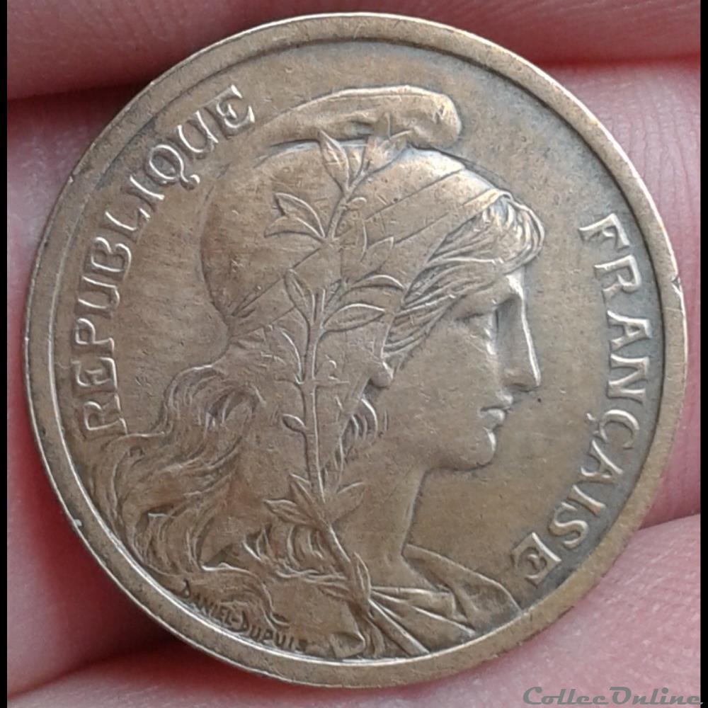 1907 - 2 centimes monnaie france a moderne 1907 2 centimes
