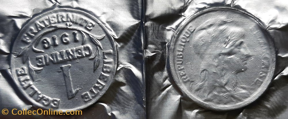 1916 - 1 centime monnaies monde france 1916 1 centime