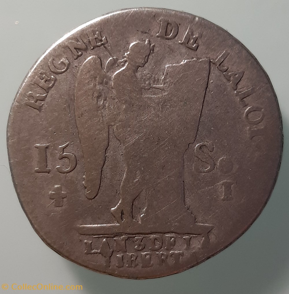 1791 I - 15 sols Francois monnaies monde france 1791 i 15 sols francois
