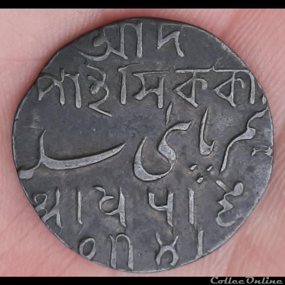 Indes britannique - 1/2 Pice 1796 2 monnaie monde indes britannique 1 2 pice 1796