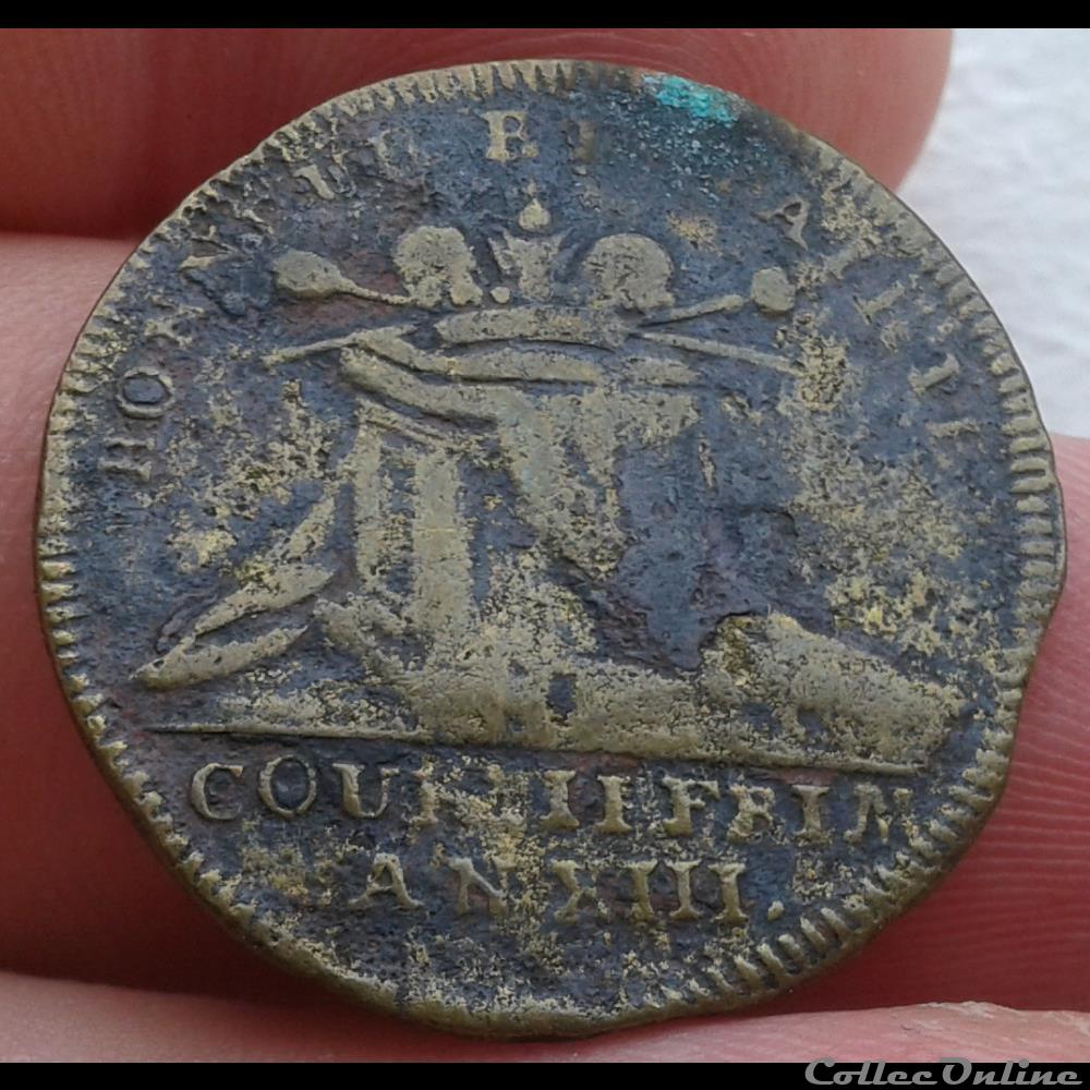 monnaies jetons mereaux jeton napoleon couronnement