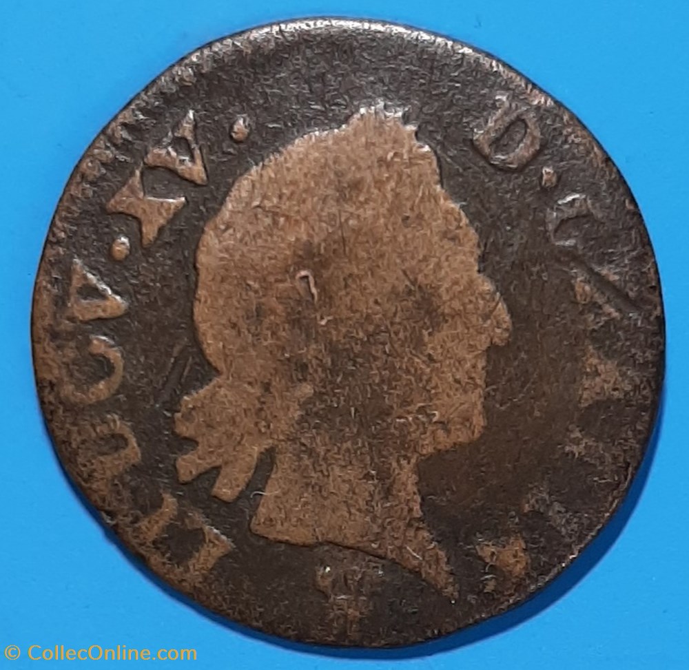 1770 S - Liard à la vielle tête monnaie 1770 s liard a la vielle tete