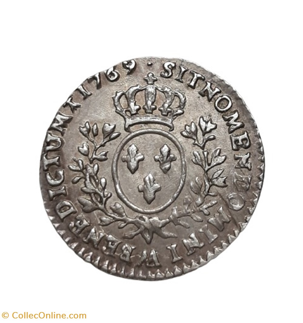 monnaies europe medievale france royales 1769 aa 1 10eme ecu