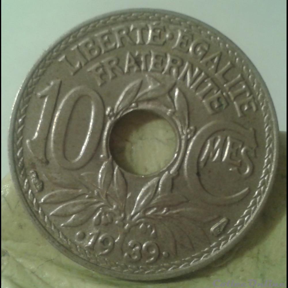 monnaie france moderne 1939 maillechort