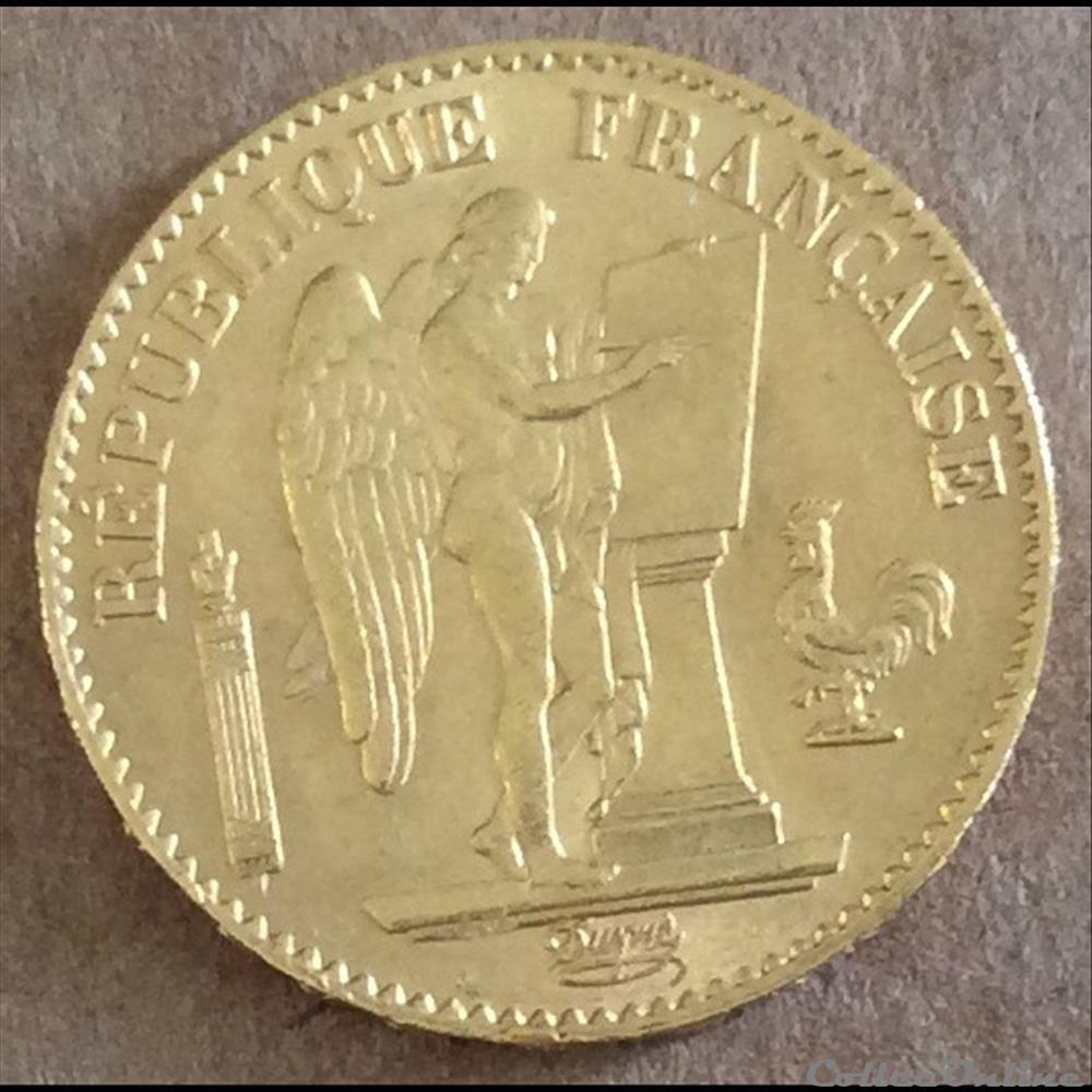 1878 A - 20 francs OR monnaies france modernes 1878 a 20 francs or