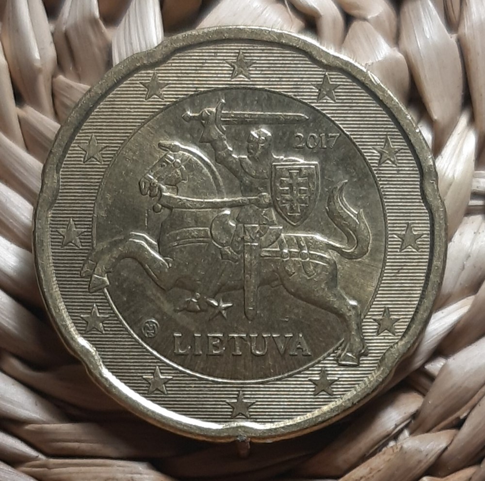 Lituanie - 20 cents 2017 monnaies euros lituanie 20 cents 2017