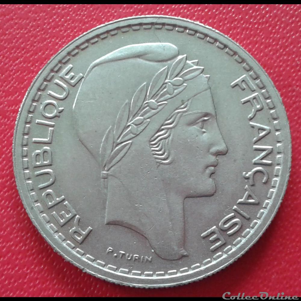 monnaies monde france 1949 10 francs petite tete