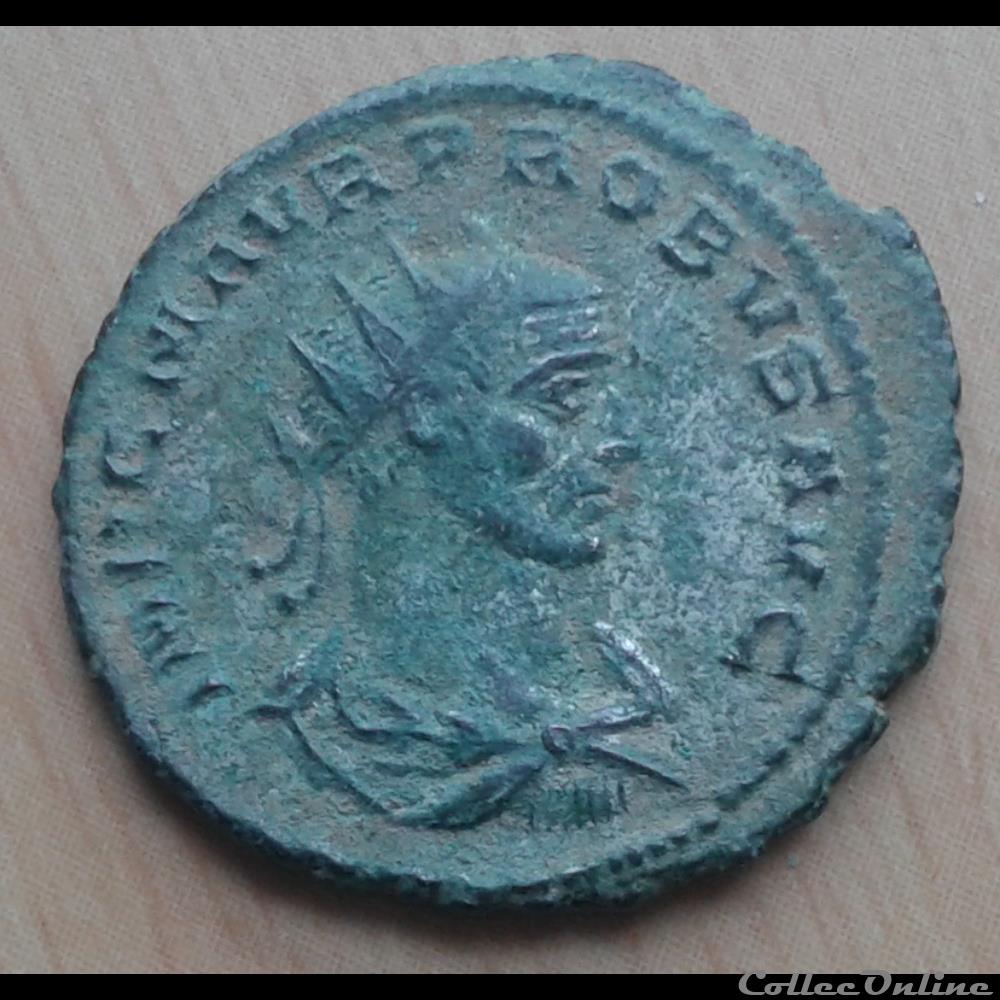 PROBUS - aurelianus - CLEMENTIA TEMP (2) monnaies antiquite av jc ap romaines republicaines imperiales probus aurelianus clementia temp 2