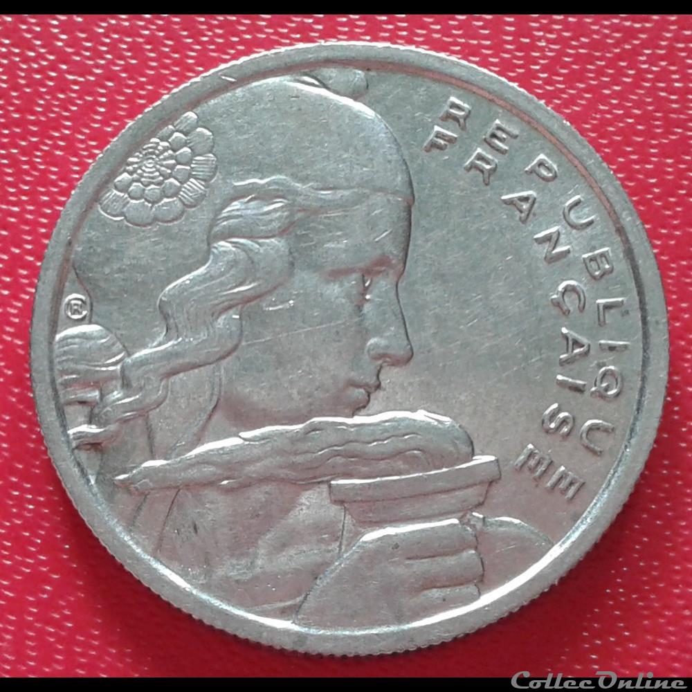 monnaies france modernes 1955 100 francs ruban large