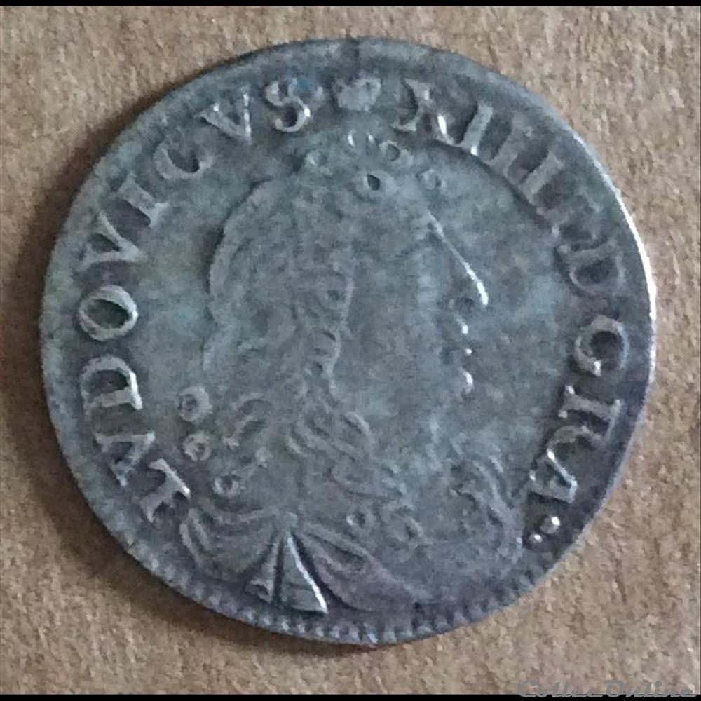 1676 D - 4 sols aux traitans - Louis XIV monnaies france royales 1676 d 4 sols aux traitans louis xiv