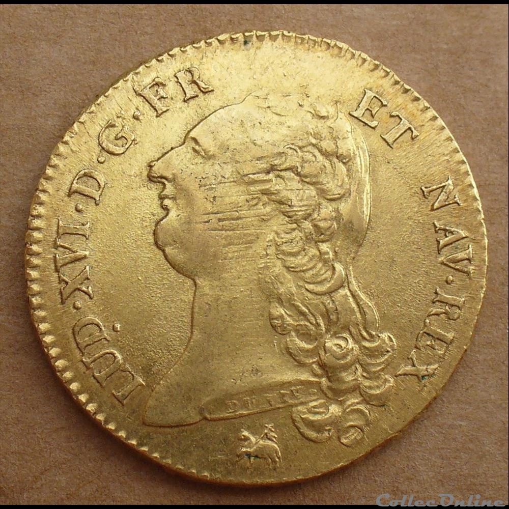 monnaies europe medievale a france royales 1786 double louis or