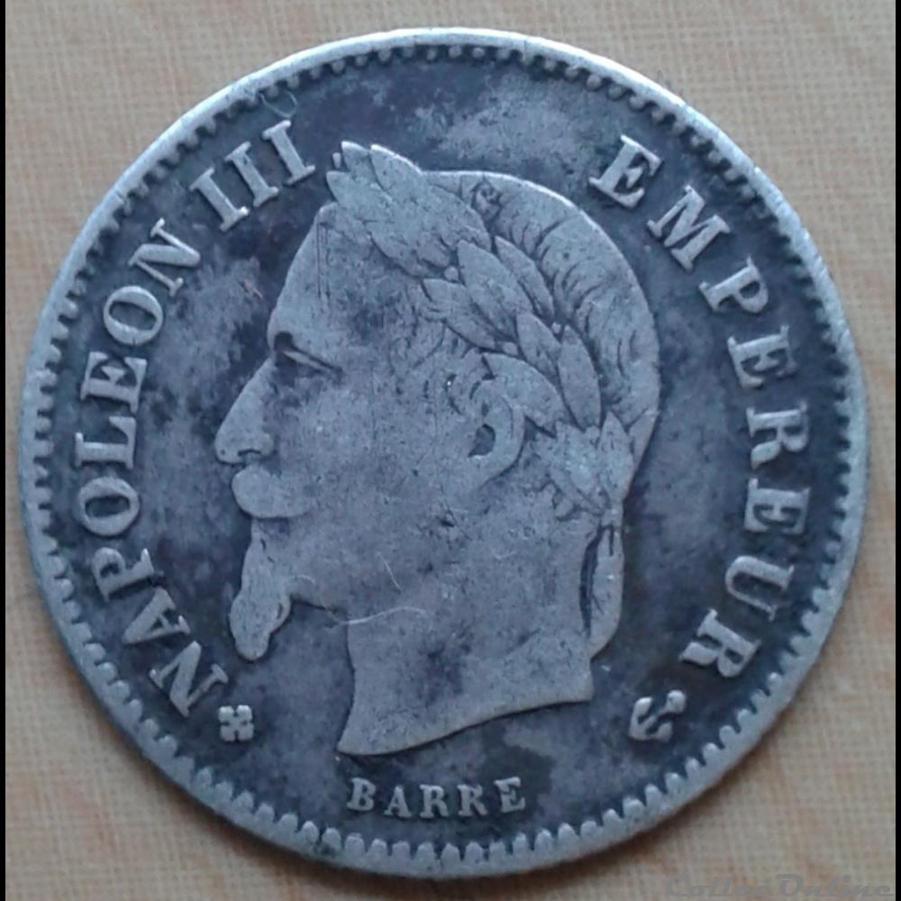 1868 BB - 20 centimes monnaies france a modernes 1868 bb 20 centimes