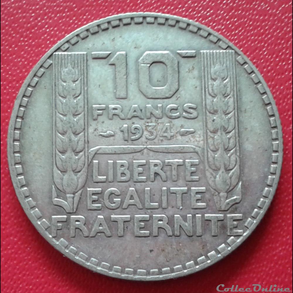 monnaies monde france 1934 10 francs 3 eloigne