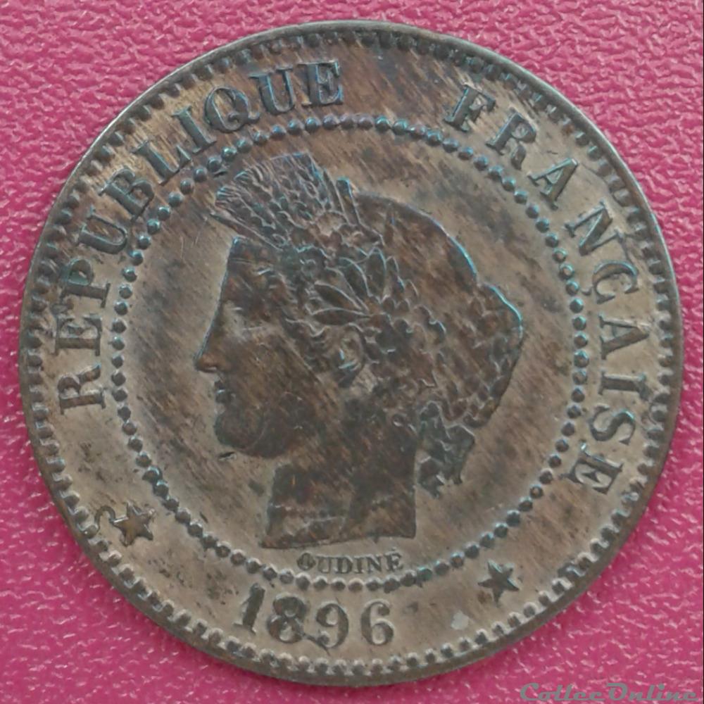 1896 A - 2 centimes monnaies france modernes 1896 a 2 centimes
