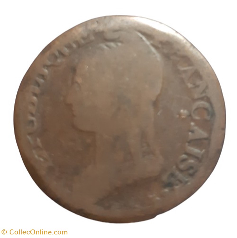 (1796 - 97) - 5 centimes l'AN 5 BB monnaies monde france 1796 97 5 centimes an 5 bb