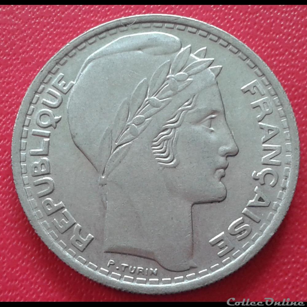 monnaies monde france 1945 10 francs grosse tete rameaux longs