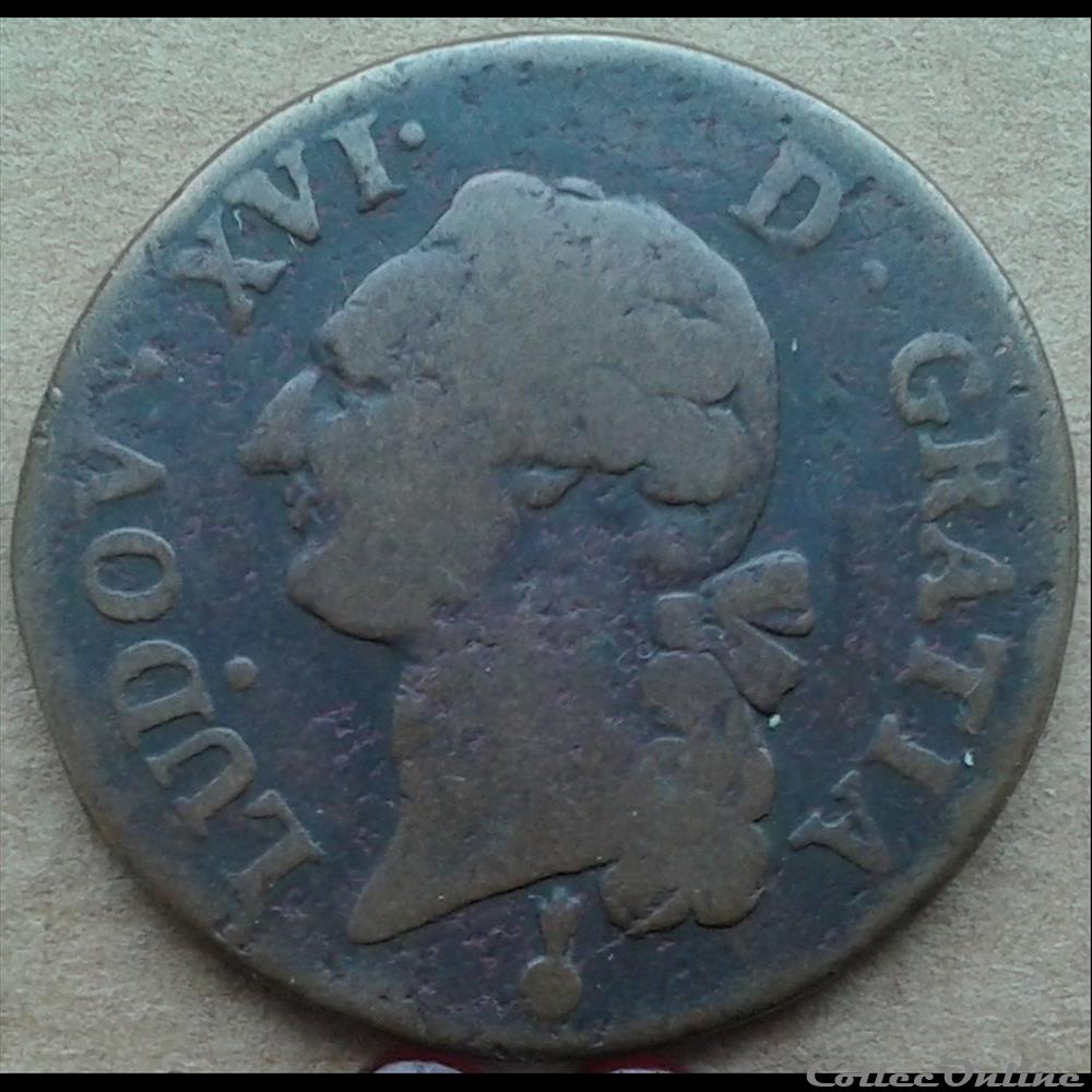 monnaies france royales 1791 aa sol a ecu louis xvi
