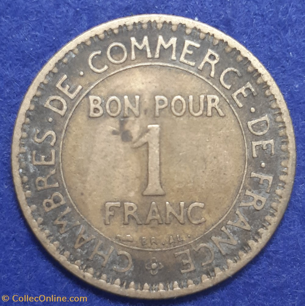 1920 - 1 franc monnaies monde france 1920 1 franc