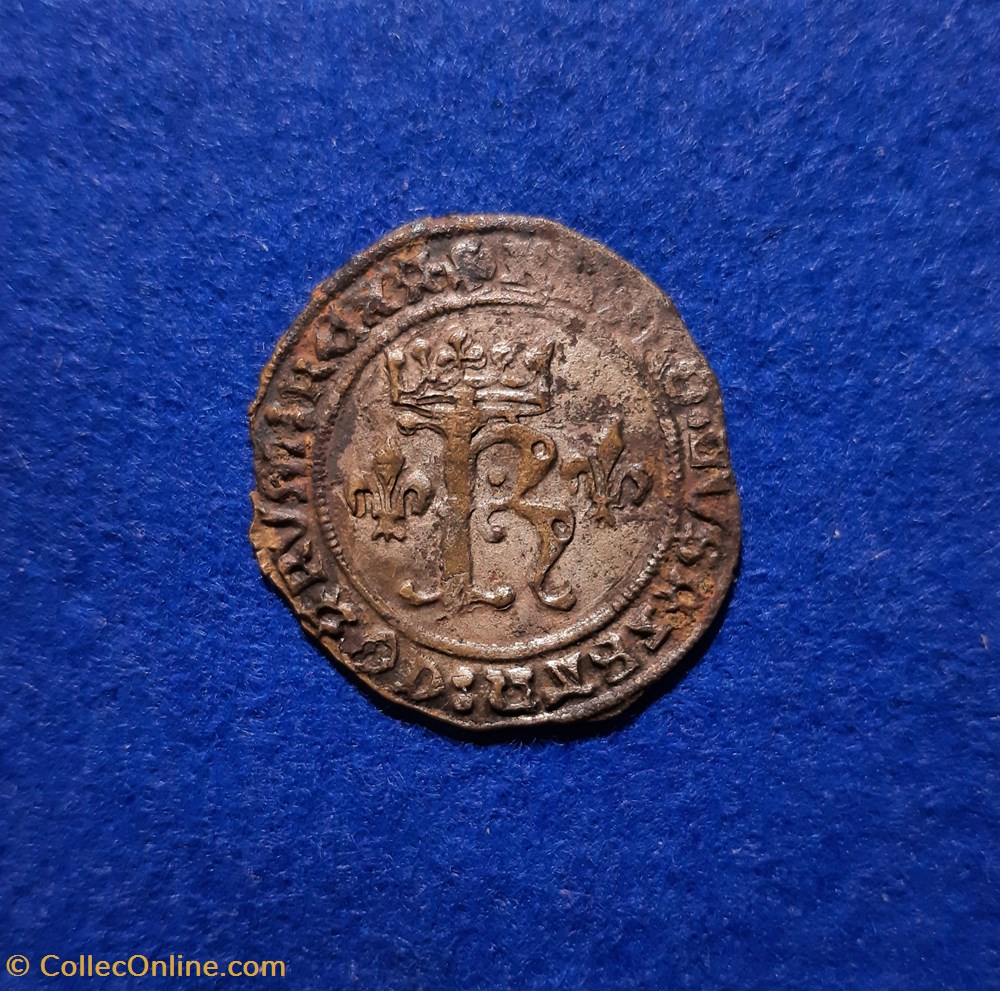 1488 - Karolus - faux pour servir - CHARLES VIII monnaies 1488 karolus faux pour servir charles viii