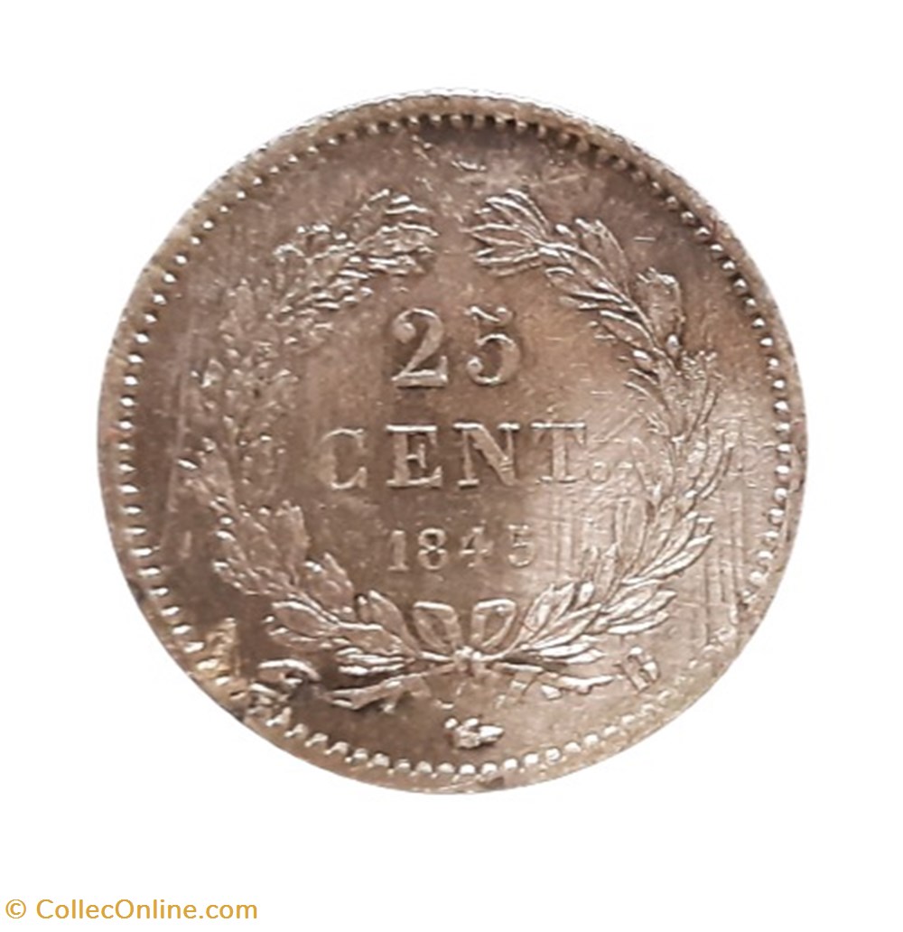 1845 B - 25 centimes monnaies monde france 1845 b 25 centimes