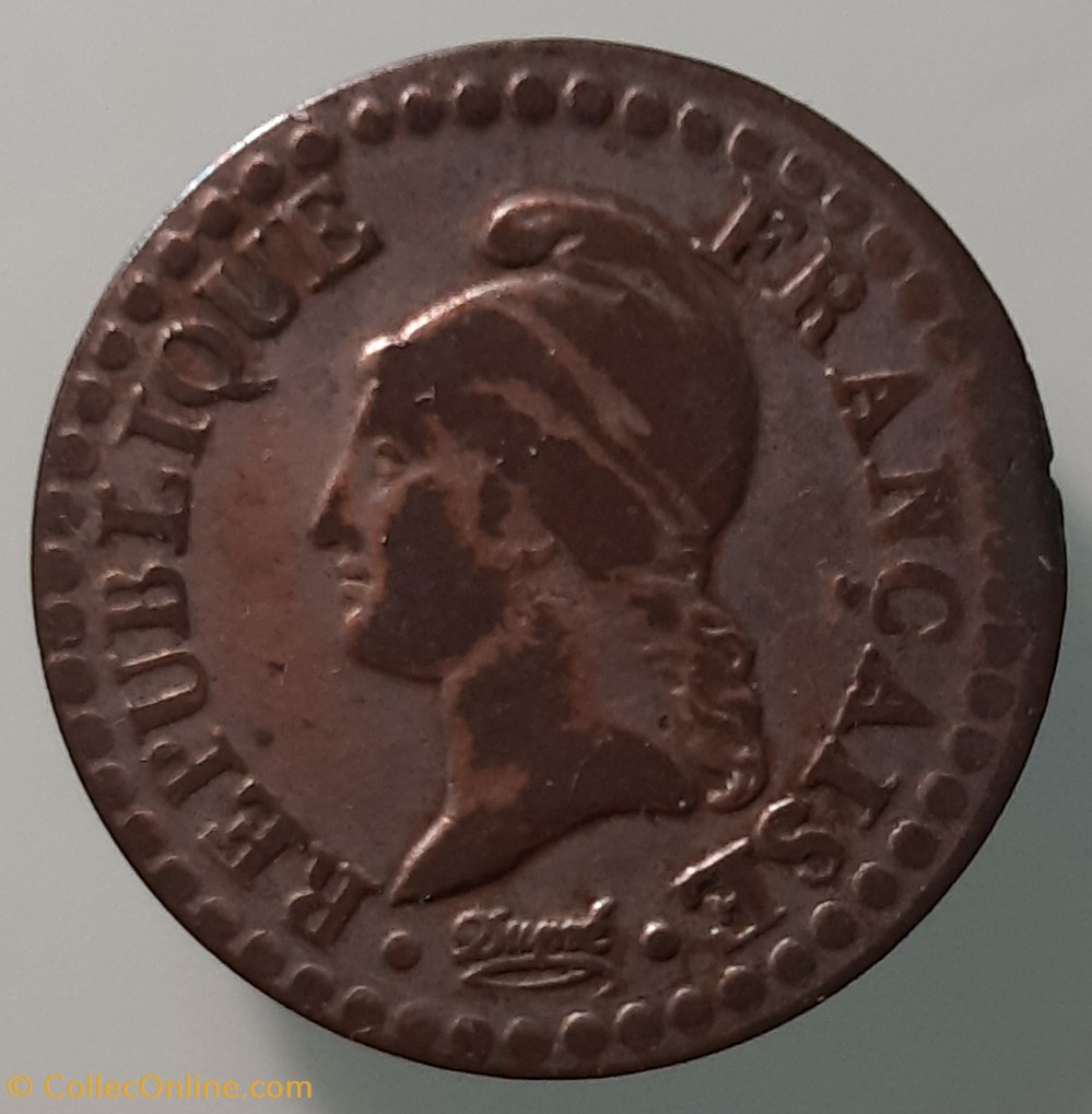 1797-98 - 1 centime monnaies monde france 1797 98 1 centime