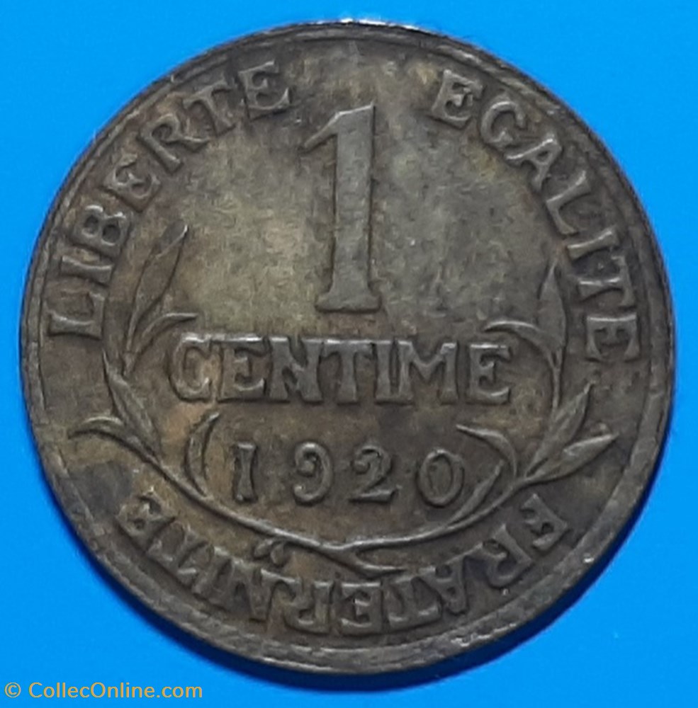 monnaie france a moderne 1920 1 centime 2