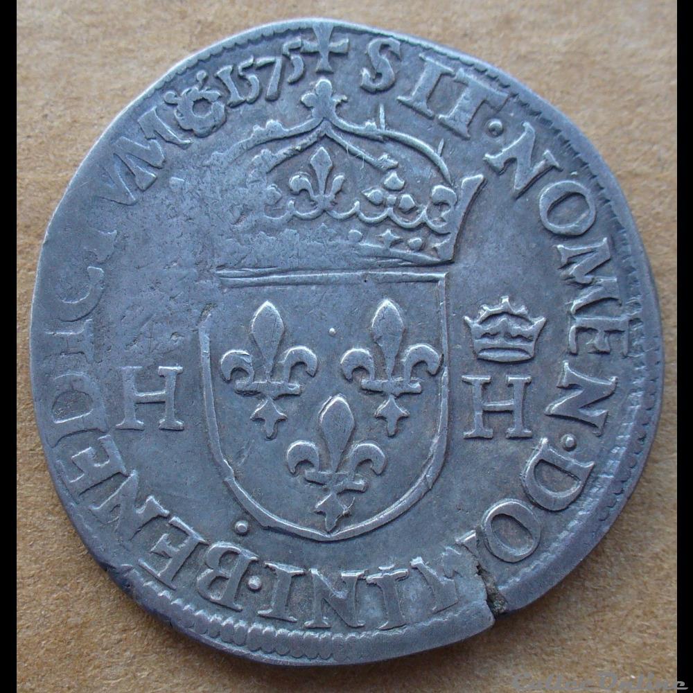 1575 - Teston 4ème type monnaies europe medievale a france royales 1575 teston 4eme type