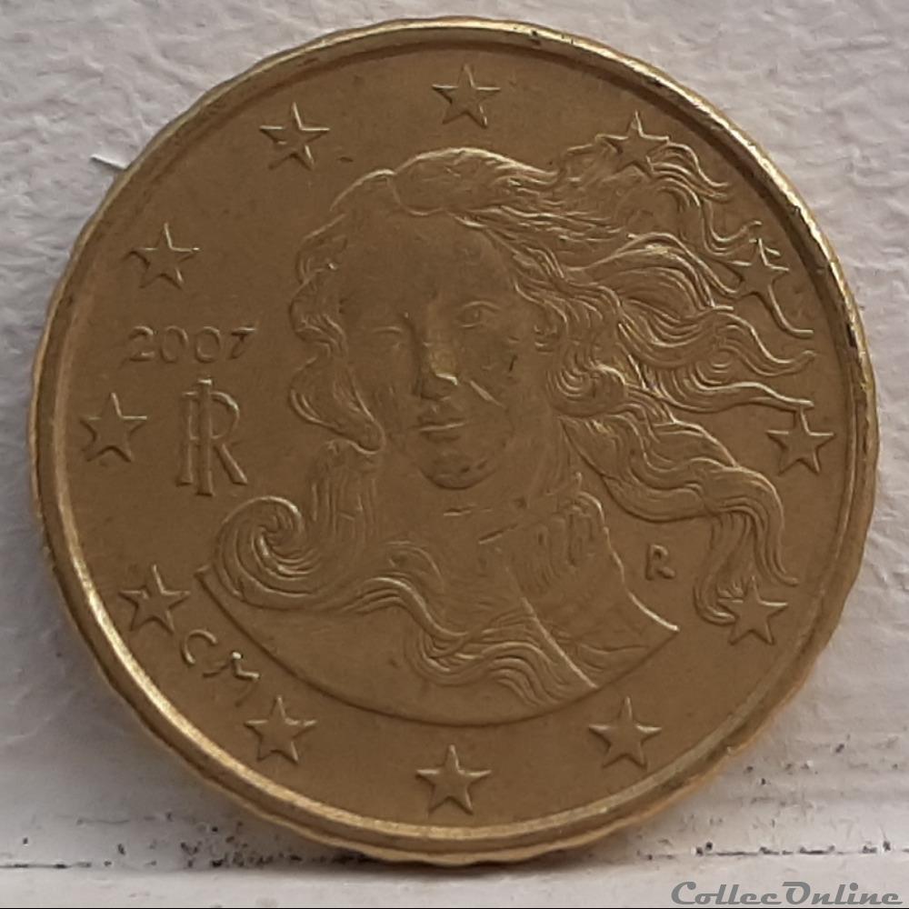 monnaie euro italie 2007 10 cents