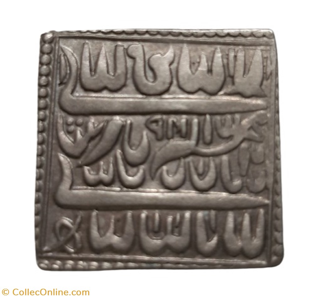 Inde - 1/2 tanka - 1436/1468 monnaies monde inde 1 2 tanka 1436 1468