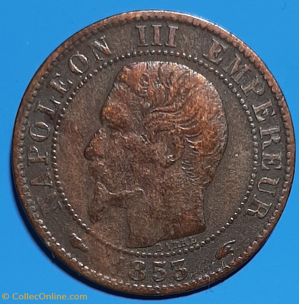 1853 A - 5 centimes monnaie france moderne 1853 a 5 centimes